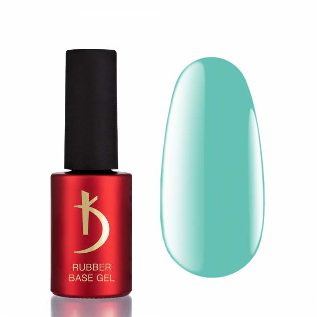 Кольорове базове покриття Color Rubber Base Gel, Mint, 7 мл