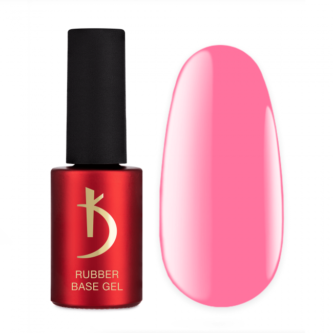 Кольорове базове покриття Color Rubber Base Gel, Pink, 7 мл