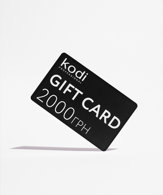 Подарочная карта "Gift Card" номиналом 2000 грн.