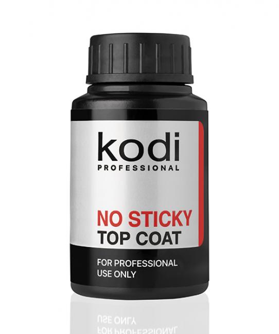 Верхнее покрытие для гель-лака без дисперсионного слоя, 30 мл - No Sticky Top Coat Kodi professional 