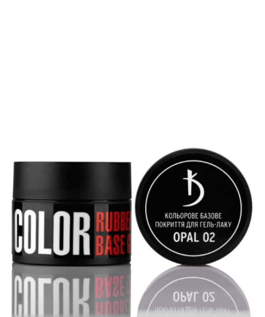 Кольорове базове покриття Color base gel, Opal 02, 12 мл