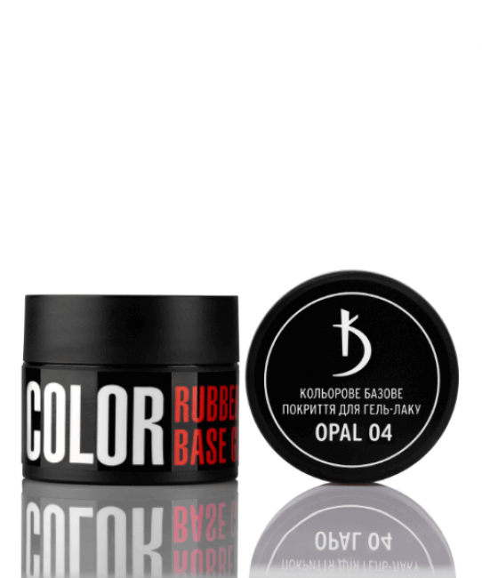 Кольорове базове покриття Color base gel, Opal 04, 12 мл