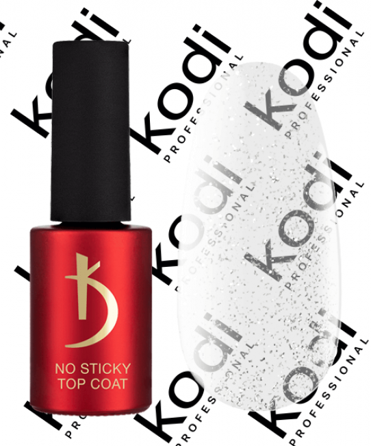 Верхнее покрытие для гель-лака без дисперсионного слоя, 7 мл - ART 13, No Sticky Top Coat Kodi professional