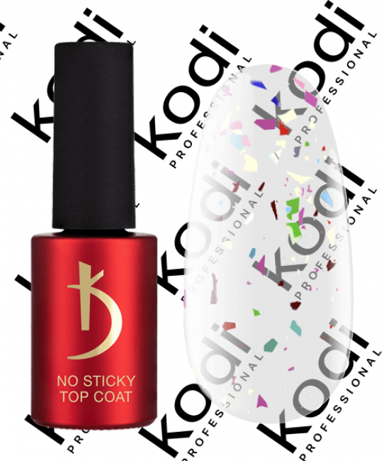 Верхнее покрытие для гель-лака без дисперсионного слоя, 7 мл - ART 06, No Sticky Top Coat Kodi professional