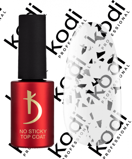 Верхнє покриття для гель-лаку без дисперсійного шару, 7 мл - ART 05, No Sticky Top Coat Kodi professional