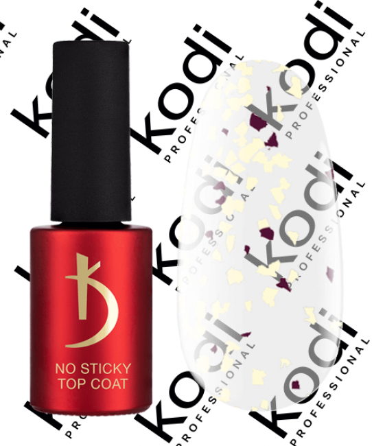 Верхнє покриття для гель-лаку без дисперсійного шару, 7 мл - ART 14, No Sticky Top Coat Kodi professional