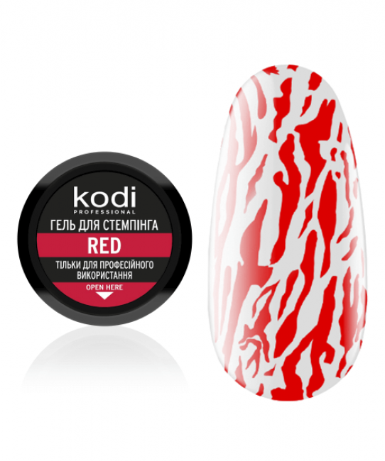 Гель для стемпинга Stamping Gel Red, 4 мл