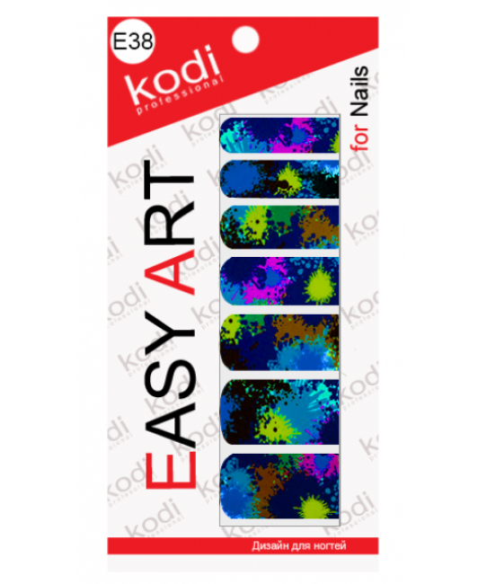 Слайдери для нігтів (фотодизайн) Easy Art E38