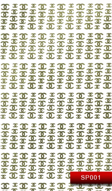 Наклейки для нігтів (стікери) Nail Art Stickers SP 001 (срібло)
