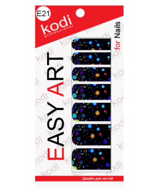 Слайдери для нігтів (фотодизайн) Easy Art E21