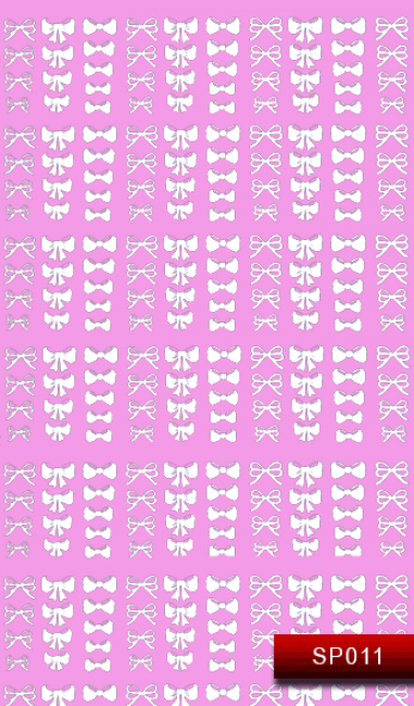 Наклейки для нігтів (стікери) Nail Art Stickers SP 011 (білий)