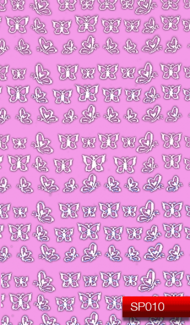 Наклейки для нігтів (стікери) Nail Art Stickers SP 010 (білий)