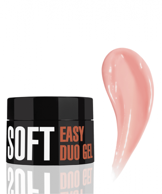 Професійна акрилово-гелева система Easy Duo Gel Soft (колір: Jade Rose), 14 г 