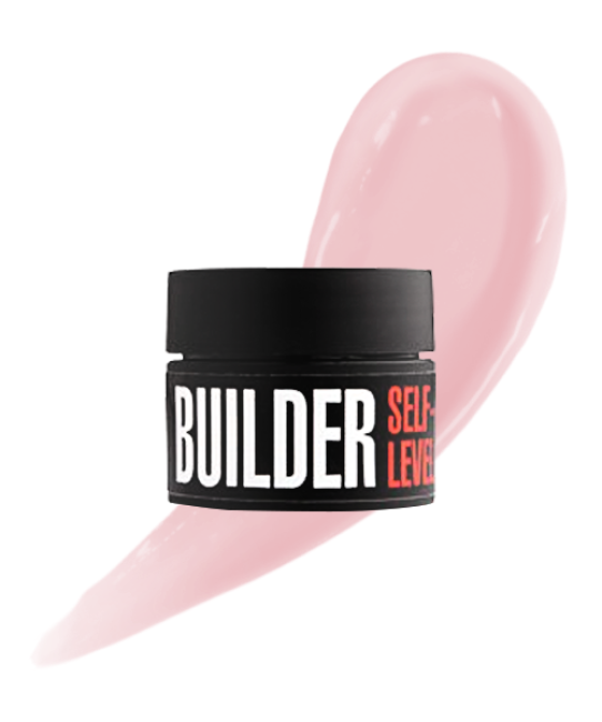 Моделирующий самовыравнивающийся гель Builder self-level gel, 30 г (оттенок Misty Rose)