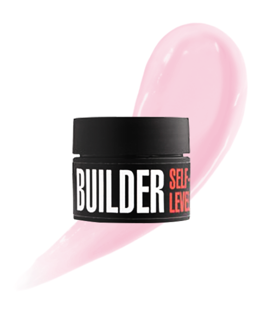 Моделирующий самовыравнивающийся гель Builder self-level gel, 30 г (оттенок Milky Pink)
