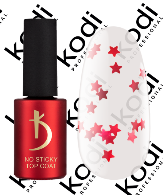 Верхнее покрытие для гель-лака без дисперсионного слоя, 7 мл - ART 16, No Sticky Top Coat Kodi professional