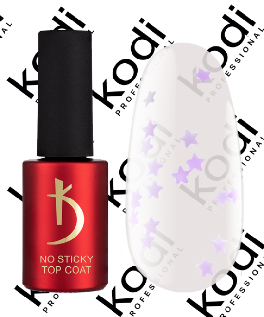 Верхнее покрытие для гель-лака без дисперсионного слоя, 7 мл - ART 18, No Sticky Top Coat Kodi professional