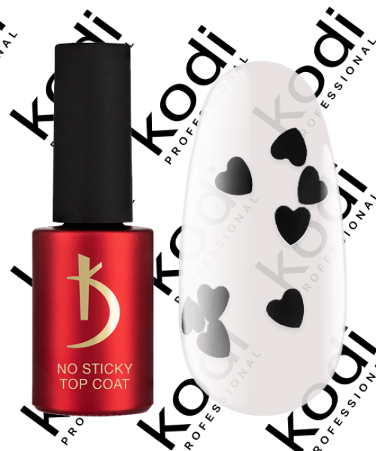 Верхнее покрытие для гель-лака без дисперсионного слоя, 7 мл — ART 22, No Sticky Top Coat Kodi professional