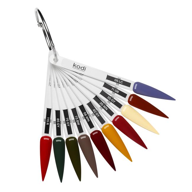 Палітра відтінків гель-лаків серії Autumn Pulse (10 тіпс)