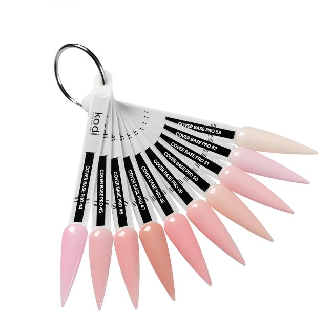 Палитра камуфлирующего базового покрытия Cover Base Pro № 44-53 (10 типс)