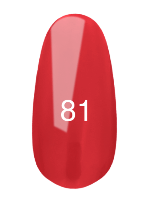 Гель-лак № 81 (стигла малина, емаль) 12 мл.