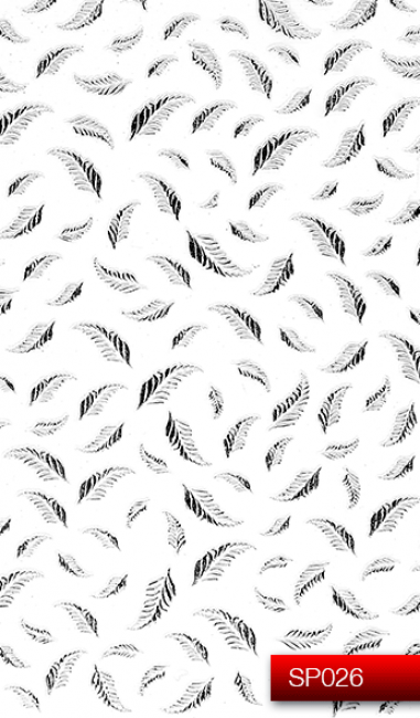 Наклейки для ногтей (стикеры) Nail Art Stickers SP 026 (серебро)
