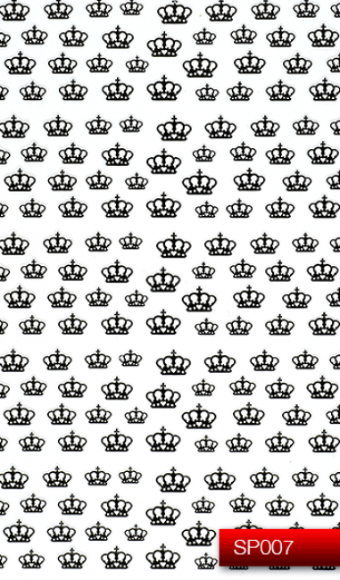 Наклейки для ногтей (стикеры) Nail Art Stickers SP 007 (черный)