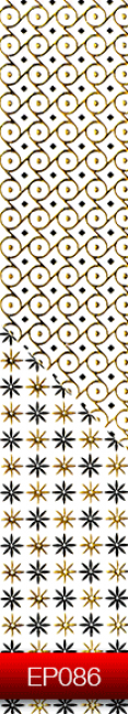 Наклейки для ногтей (стикеры) Nail Art Stickers EP 086 (золото)