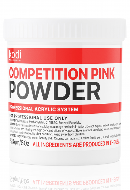 Competition Pink (Швидкотвердіючий рожево-прозорий акрил) 224 гр.