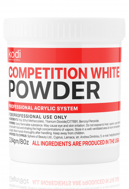Competition White (Швидкотвердіючий білий акрил) 224 гр.