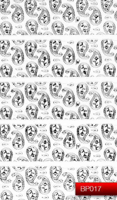 Наклейки для ногтей (стикеры) Nail Art Stickers BP 017 (серебро)