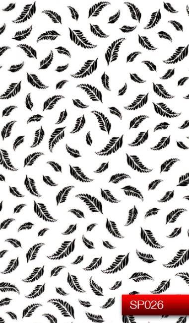 Наклейки для ногтей (стикеры) Nail Art Stickers SP 026 (черный)