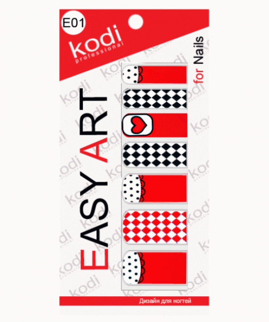 Слайдеры для ногтей (фотодизайн) Easy Art E01