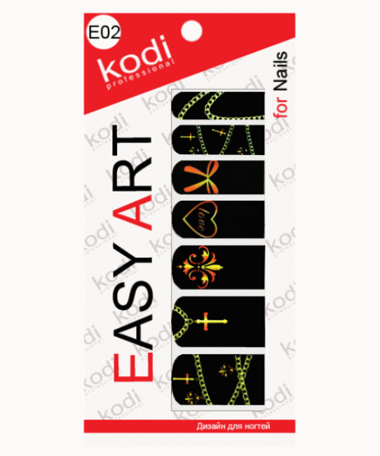 Слайдеры для ногтей (фотодизайн) Easy Art E02