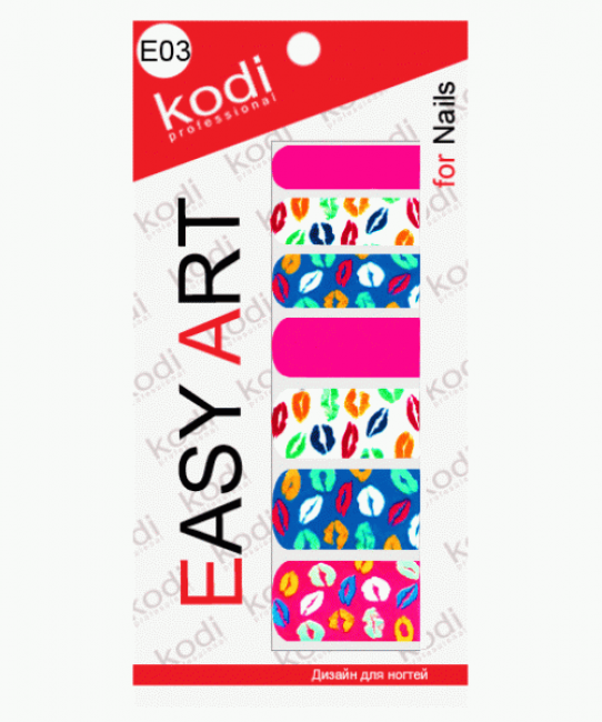 Слайдеры для ногтей (фотодизайн) Easy Art E03