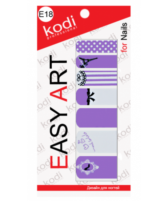 Слайдери для нігтів (фотодизайн) Easy Art E18