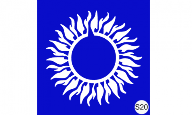 Трафарет для хни S20