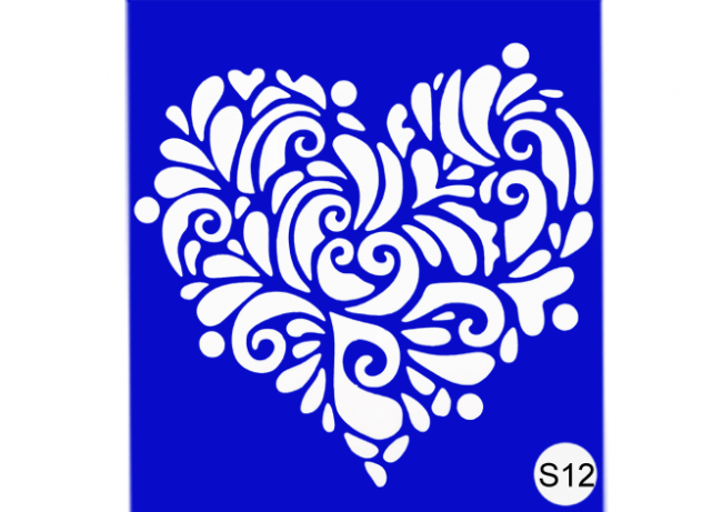 Трафарет для хни S12