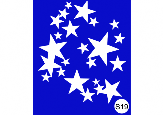 Трафарет для хни S19