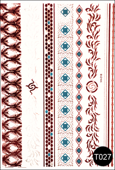 Флеш-тату (тимчасові татуювання-наклейки) Tattoo Style T027