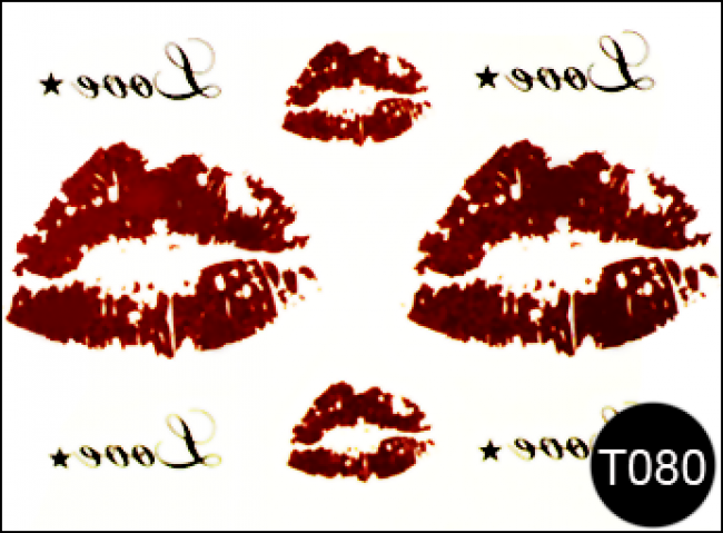 Флеш-тату (тимчасові татуювання-наклейки) Tattoo Style T080