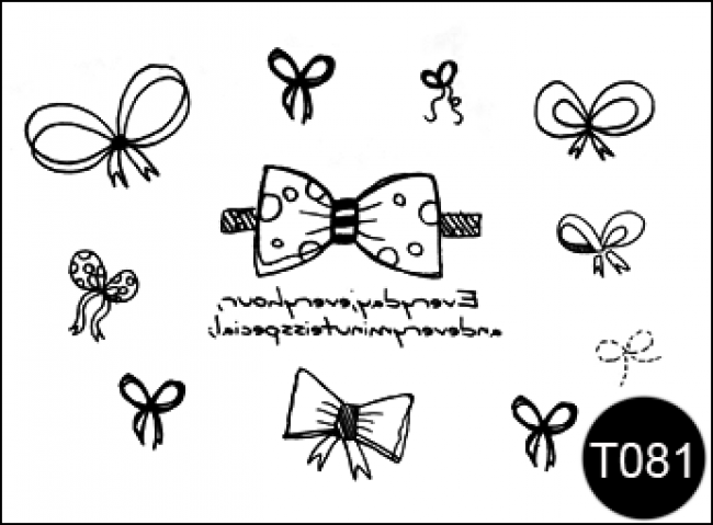 Флеш-тату (тимчасові татуювання-наклейки) Tattoo Style T081