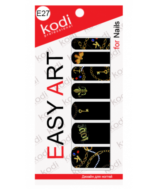 Слайдери для нігтів (фотодизайн) Easy Art E27