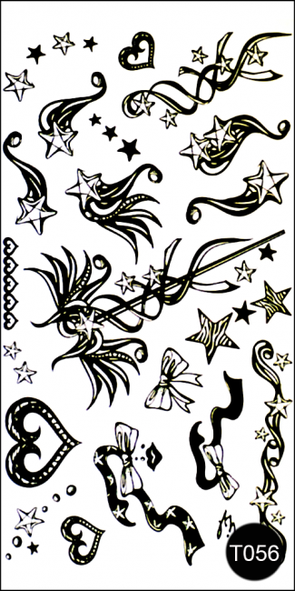 Флеш-тату (тимчасові татуювання-наклейки) Tattoo Style T056
