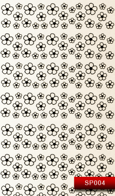 Наклейки для ногтей (стикеры) Nail Art Stickers SP 004 (черный)