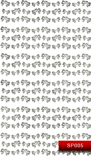 Наклейки для ногтей (стикеры) Nail Art Stickers SP 005 (серебро)