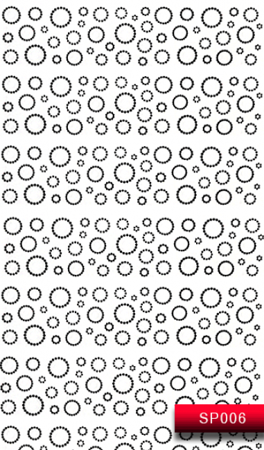 Наклейки для ногтей (стикеры) Nail Art Stickers SP 006 (черный)