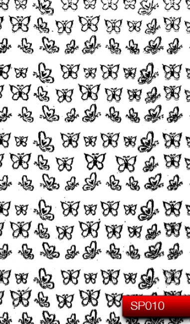 Наклейки для ногтей (стикеры) Nail Art Stickers SP 010 (черный)