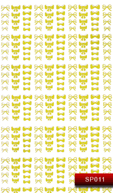 Наклейки для ногтей (стикеры) Nail Art Stickers SP 011 (золото)