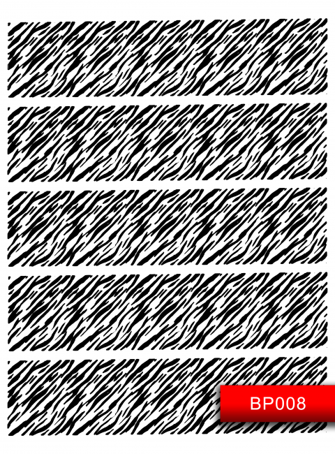 Наклейки для ногтей (стикеры) Nail Art Stickers BP008 Black